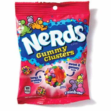 Nerds Gummy ClustersBuy 1 Get 1 FREEFree item of equal or lesser price.
Or Sour Patch Kids, Airheads Candy, Trolli Sour Gummy Candy, Ferrara Lemonheads Hard Candy, or Albanese Gummi Candies, 4.5 to 8-oz bag
