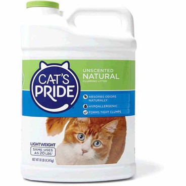 Cat's Pride Lightweight Cat LitterBuy 1 Get 1 FREEFree item of equal or lesser price.
Scented Scoopable Clumping; or Unscented Multi-Cat Clumping: With Baking Soda or Natural, 10-lb jug