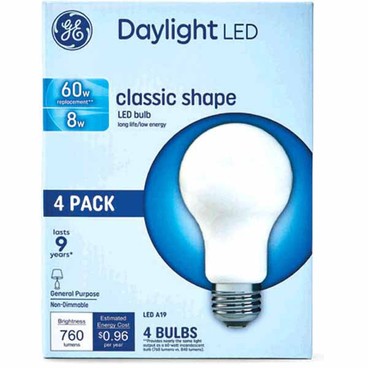 General Electric LED Light BulbsBuy 1 Get 1 FREEFree item of equal or lesser price.
1 to 4-ct. pkg.