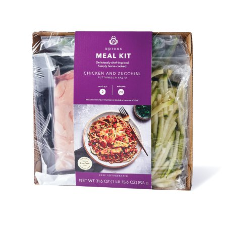 $1.00 Off The Purchase of One (1)  Publix Aprons Pasta Meal Kit Chicken and Zucchini Puttanesca, Serves 2, 31.6-oz pkg.
