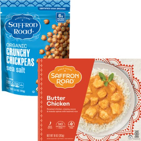 Save $1.00 on any ONE (1) Saffron Road item