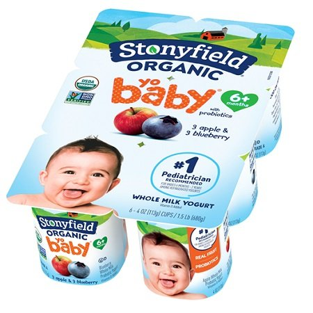 Save $2.00 on TWO (2) Stonyfield Organic YoBaby Cups or Pouches Multipacks