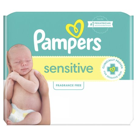 Save $1.00 on TWO Pampers Wipes 112 - 216 count (excludes Free & Gentle).