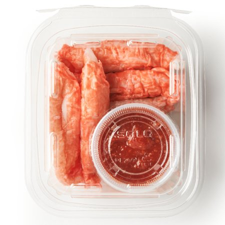 $.50 Off The Purchase of One (1)  Surimi Snack Pack Alaskan Snow Legs Surimi and Cocktail Sauce, Net Weight 8-oz pkg.