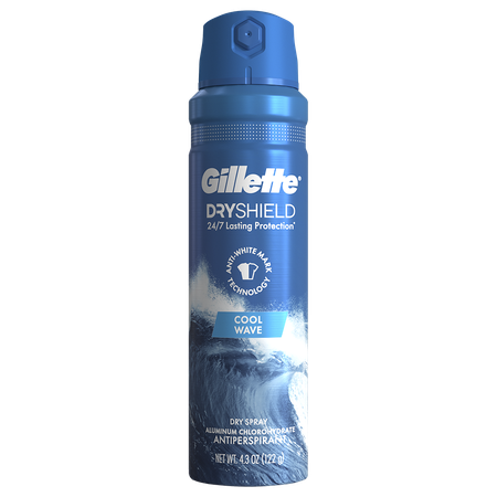 Save $2.00 on ONE Gillette Dry Spray Antiperspirant/Deodorant 4.3 oz (excludes trial/travel size).