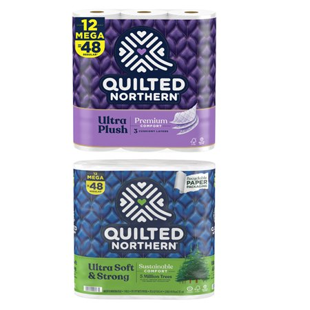 Save $2.00 on any ONE (1) package of Quilted Northern Bath Tissue, 8 Rolls or Larger