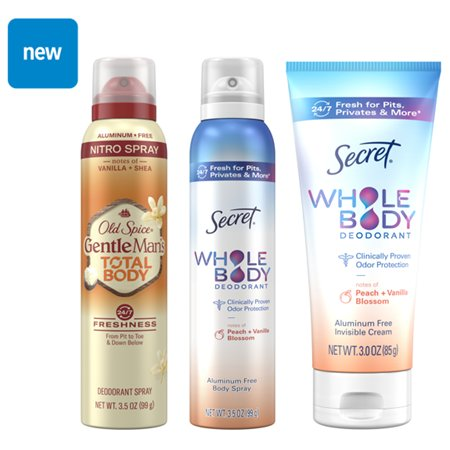 Save $4.00 on any ONE (1) Secret Whole Body 3-3.5 oz OR Old Spice Total Body 3.5 oz (excludes trial/travel size)