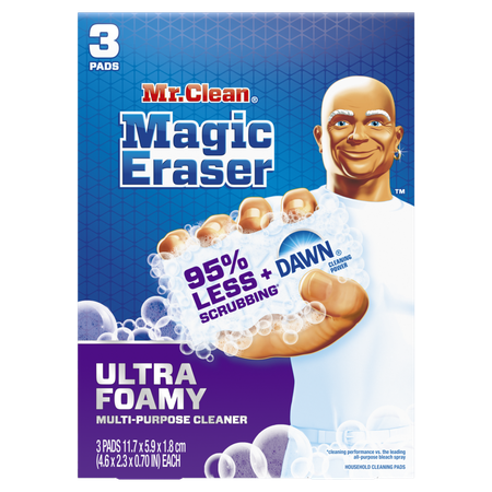 Save $1.00 on ONE Mr. Clean Magic Erasers 3ct or larger (excludes 3ct Original Magic Erasers and trial/travel size).