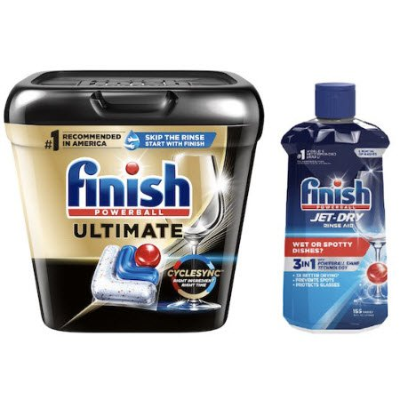 Save $2.00 on Any ONE (1) Finish® Dishwasher Detergent (Ultimate or Quantum®), JET-DRY® Rinse Aid or Dishwasher Cleaner.