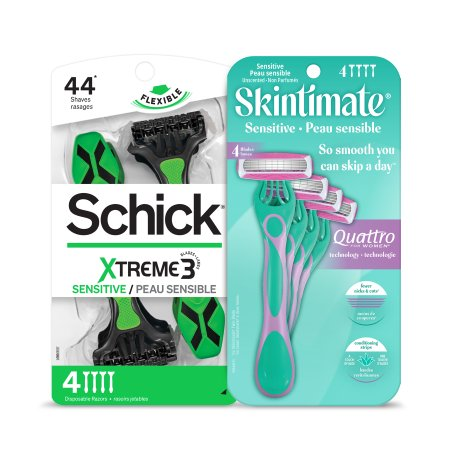 Save $4.00 off ONE (1) Schick® Men's or Women's or Skintimate Disposable Razor Pack
