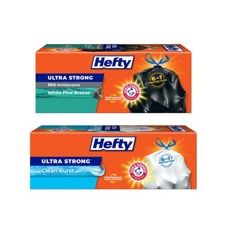 Save $1.00 on any ONE (1) Hefty® Trash Bags, 13 Gal and larger, 10ct or higher