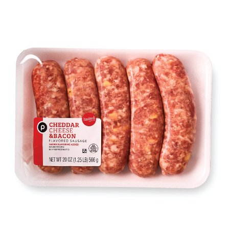 $1.00 Off The Purchase of One (1) Publix Sausage With Cheddar Cheese and Bacon Limited Edition, 20-oz tray