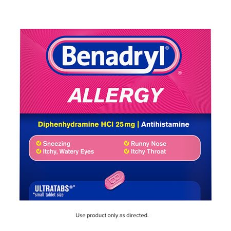 Save $1.00 on any ONE (1) BENADRYL® product (excludes trial/travel sizes)