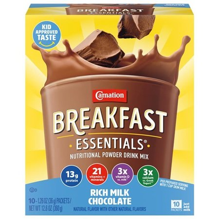 Save $5.00 on any TWO (2) Carnation Breakfast Essentials® products (excludes 8 oz single bottles)