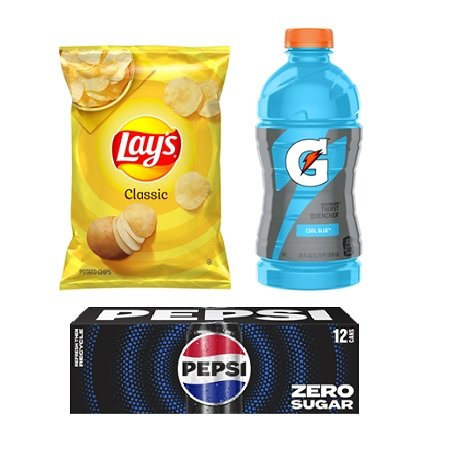 SAVE $2.00 when you buy THREE (3) Frito Lay® Gatorade®, and Pepsi® products (See Details)