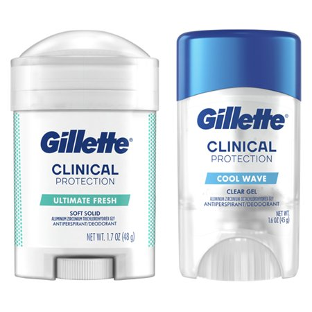 Save $2.00 on ONE (1) Gillette Clinical Deodorant 1.6-2.6 oz (excludes trial/travel size)