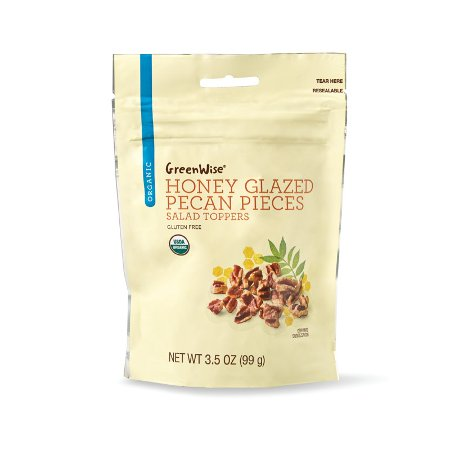 $.75 Off The Purchase of One (1)  GreenWise Salad Toppers Honey Glazed Pecan or Cranberries & Glazed Walnut Pieces, 3.5-oz bag
