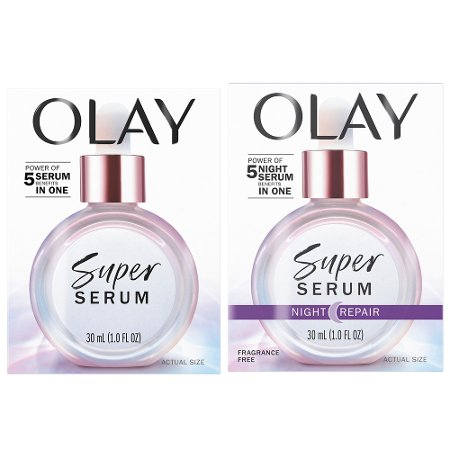 Save $5.00 on ONE Olay Super Serum 1.0 fl oz (excludes minis and trial/travel size).