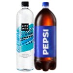 Save $4.00 on Pepsi 2-Liter or LIFEWTR 1-Liter