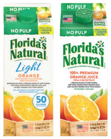 Save $1.00 on Florida's Natural Premium Juice