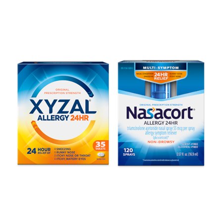 Save $5.00 on Nasacort OR Xyzal Product