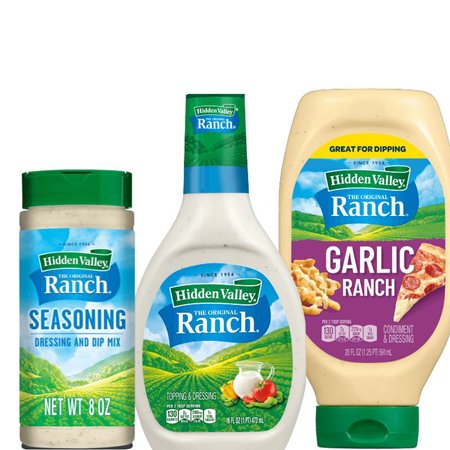 Save $0.50 on  Hidden Valley® Ranch Bottle, Seasonings or Dry Dip Mix