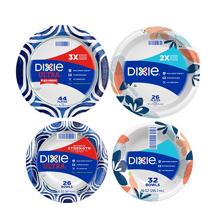 Save $0.50 on Dixie® Ultra or Dixie® Plates and Bowls
