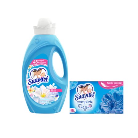 Save $1.00 on select Suavitel® Liquid Fabric Conditioner or Dryer Sheets