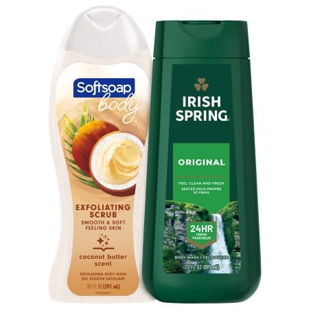 Save $2.50 on 2 Irish Spring® or Softsoap® Brand Body Washes