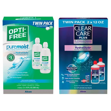 Save $6.00 on OPTI-FREE® Puremoist® OR ClearCare Solution Twin Pack