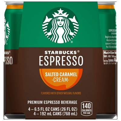 20% off 4-pk. 6.5-fl oz. Starbucks doubleshot espresso coffee drink