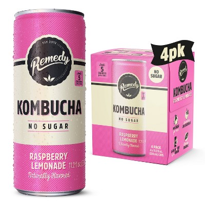 50% off 4-pk. 11.2-fl oz. Remedy kombucha cans