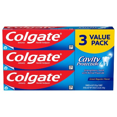 5% off 6 & 8-oz. Colgate cavity protection toothpaste