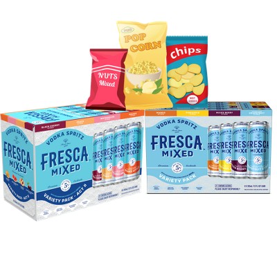 Earn a $3.00 rebate on the combined purchase of ONE (1) 8-pack of Fresca Mixed and any party essentials (ice, salty snacks).
A rebate from BYBE will be sent to the email associated with your account. Maximum of two eligible rebates.