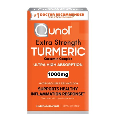 Save $2 on 60-ct. Qunol extra strength turmeric 1000mg capsule