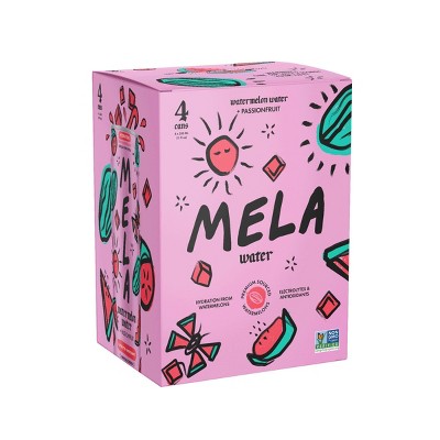 20% off 4-pk. 11.15-fl oz. Mela watermelon water cans