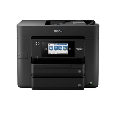 Get $85 Target when you purchase a WorkForce Pro WF-4833 All-in-One Color Inkjet Printer, Copier, Scanner - Black