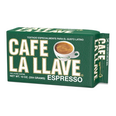 10% off 10-oz. Cafe La Llave espresso dark roast ground coffee