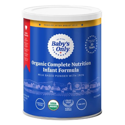 Save $2 on 21-oz. Baby's Only organic infant formula