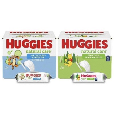 Save $0.25 off ONE (1) package of HUGGIES® Natural Care® or Simply Clean® Baby Wipes (valid only on 54 ct. to 168 ct.)