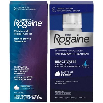 Save $10.00 ONE (1) Women’s or Men’s ROGAINE® Single Pack Product (1 or 2 Month Supply)
