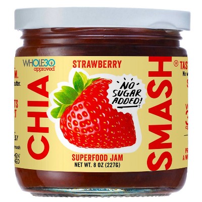 15% off 8-oz. Chia Smash strawberry superfood jam