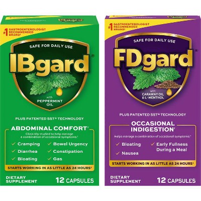 Save $2.00 on any ONE (1) IBgard® or FDgard® 12ct product