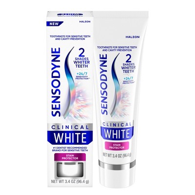 10% off 3.4-oz. Sensodyne clinical white enamel strengthen & stain protector toothpaste