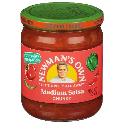15% off 16-oz. Newman's own salsa