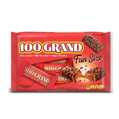 20% off 10 & 10.2-oz. 100 Grand, crunch & butterfinger candy bar bag