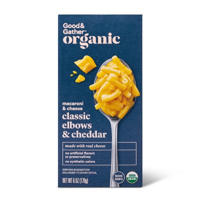Save 20% on select Good & Gather™ Organic macaroni & cheese
