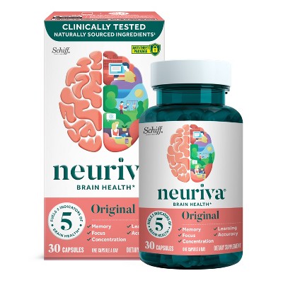 Buy 2, get $5 Target GiftCard on select Neuriva vitamins & supplements