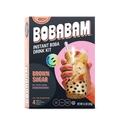 15% off 4-pk. 9.2-oz. Bobabam frozen instant boba pack