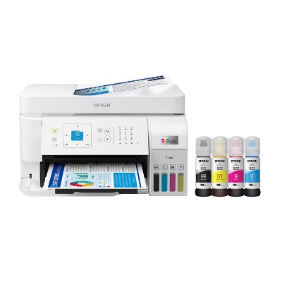 Get $120 Target GiftCard when you purchase a Epson EcoTank ET-4810 all-in-one color inkjet printer scanner copier - white